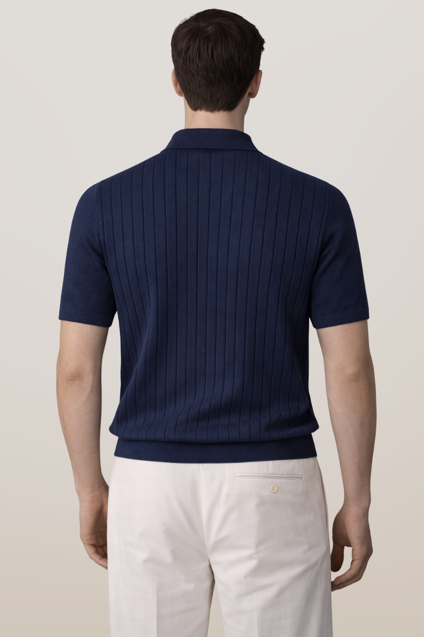 Knitted Polo Shirt
