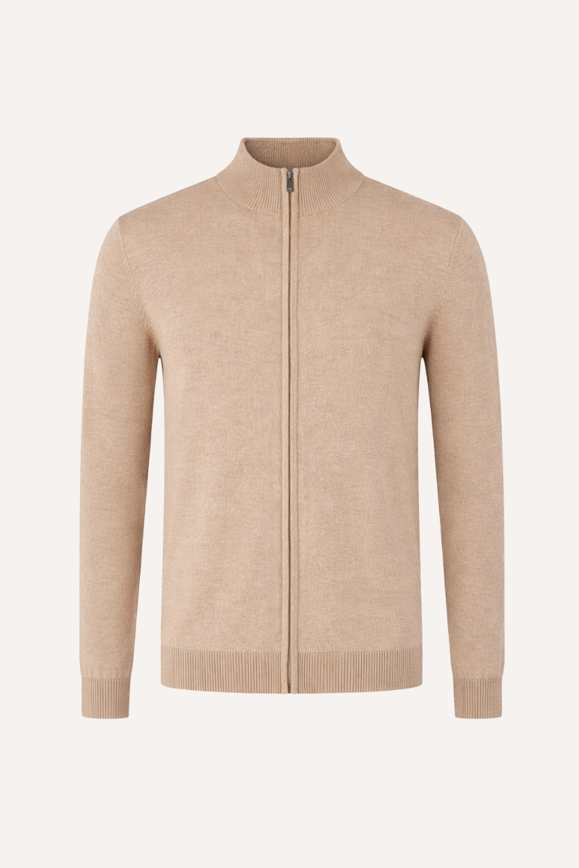 FULL-ZIP KNIT