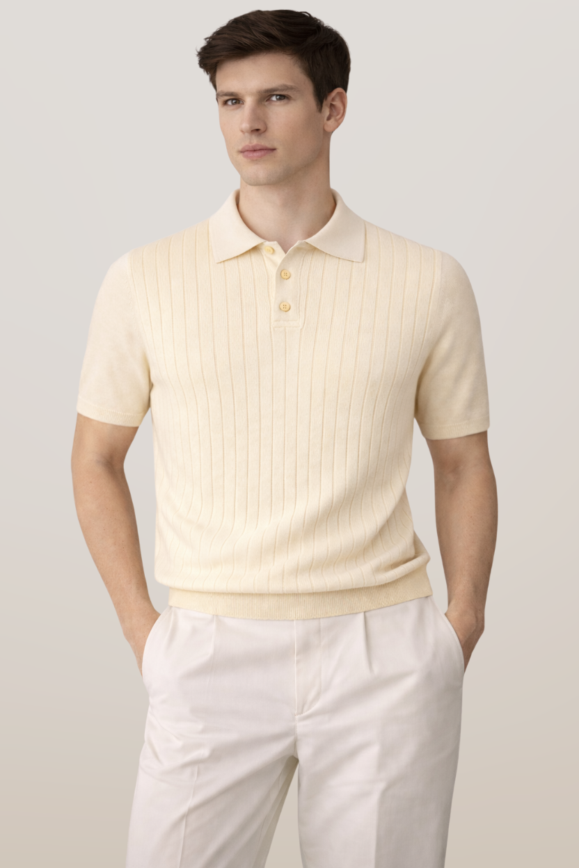 Knitted Polo Shirt