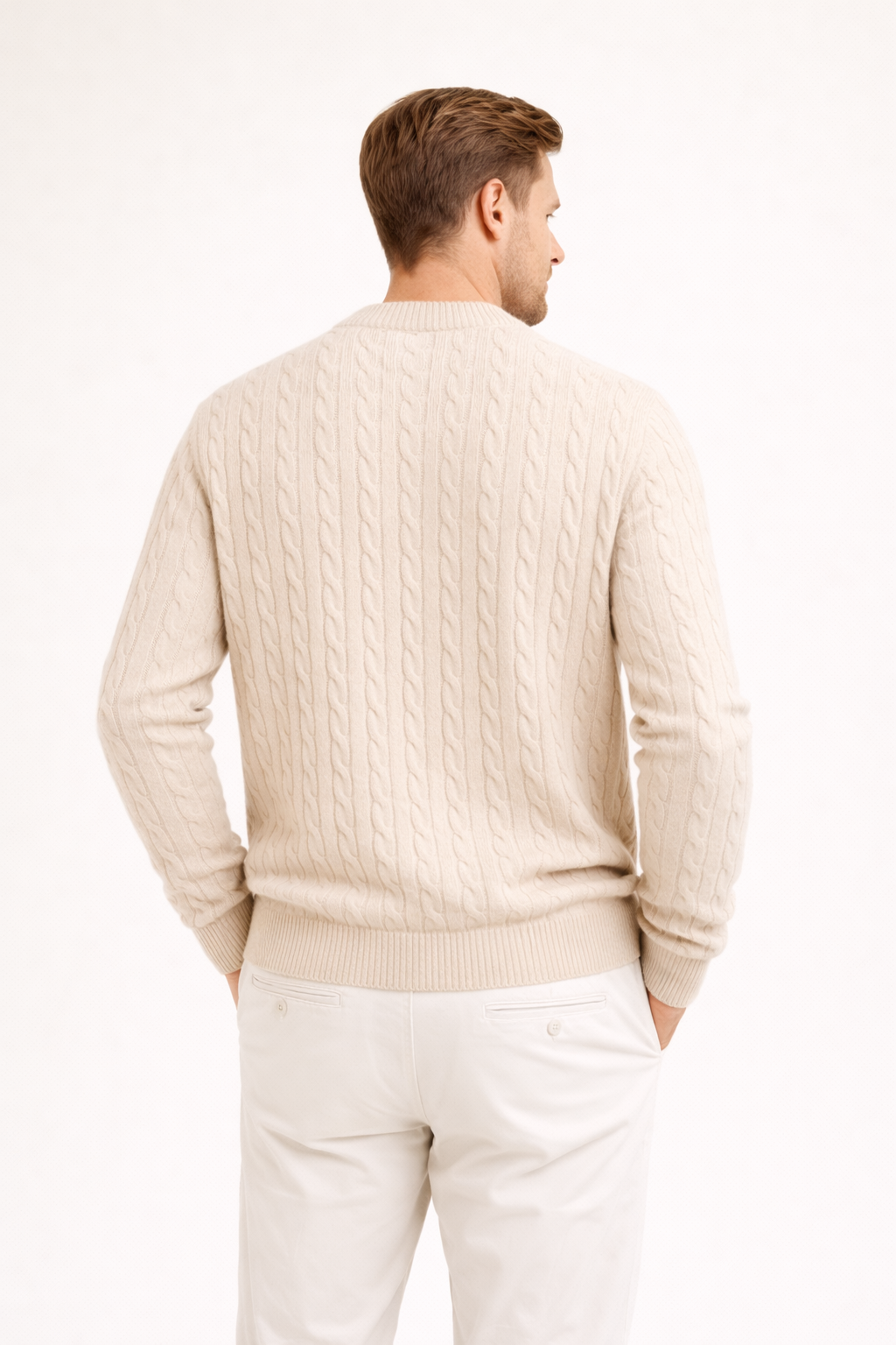 CABLE KNIT SWEATER